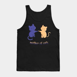 MOTHER OF TWO CATS Tank Top